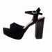 Women S Sandals Waterproof Platform Small Plum Blossom Buckle Super High Heeled_vogvips.com
