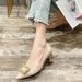 Pumps New Pearl Diamond Buckle Pointed Toe Fashion High Heels Summer Designer Shoes Wedding Party Brand Woman Shoe_vogvips.com