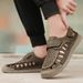 Plus Size Men's Sandals Summer Outdoor Hollow Breathable Beach Handmade Stitching Soft Sole Hole Shoes Men 48_vogvips.com