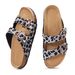 Kidmi New Women's House Sandals Cork Sole Womens Suede Soft Comfortable Mules Clogs Non-slip Beach Slippers_vogvips.com
