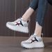 Women's Increase Height By 8cm New Thick Soled Platform Heels High Heeled Casual Forrest Gump Shoes Sports Shoes Dad Shoes_vogvips.com