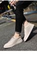 Men's Shoes Two Cowhide Board Shoes Men's Hollow And Breathable Retro Tooling Shoes Men's Casual Shoes_vogvips.com