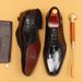 British bright leather shoes men's formal business cowhide leather inside one piece Men's Oxford shoes_vogvips.com