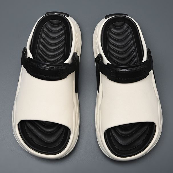 24 Year New Summer Men's Sandals Trendy Style With EVA Slip Anti Odor Thick Sole, Providing A Sense Of Stepping On Poop_vogvips.com
