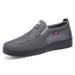 Men's Breathable Mesh Slip-on Shoes, Lightweight Soft Sole, Low-cut Casual Canvas Shoes_vogvips.com