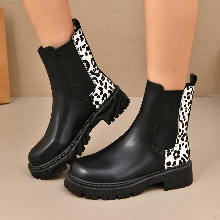 The New Autumn 2026 Round-toed French Chunk-heeled Women's Dr. Martens Boots_vogvips.com
