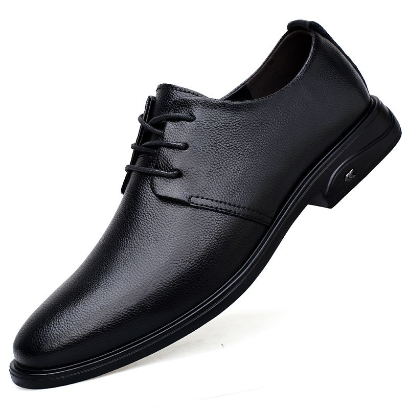 Product Men's Leather Shoes Style Lace-Up Casual Leather Shoes_vogvips.com