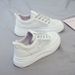 STRIDEO Little White Shoes Women's 2026 New Women's Shoes Platform Spring And Autumn Sports Autumn Versatile Spring Campus Leisure Explosion_vogvips.com