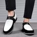 HPIOPL Men's Casual Slip-On Shoes - Breathable Elastic Loafers With Comfortable EVA Insole, Lightweight & Versatile For Spring, Summer & Fall_vogvips.com