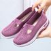 Women's Oversized With Breathable Mesh, Made Of Old Beijing Fabric, Soft Soles That Are Not Tiring For The Feet. One_vogvips.com