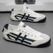 Year A-Gum Shoes Casual Fashion Versatile Non-Slip Flat Lightweight Breathable Lace-Up Simple Durable Single Shoes_vogvips.com