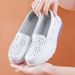 Air Cushion Nurse Shoes Women's New Comfortable Soft Sole Non-slip Breathable Medical Work Small White Shoes_vogvips.com