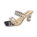 8882-8 Internet Celebrity Style Super Fairy Square Toe Rhinestone Slippers Chunky Heel High Heels Outdoor Sandals_vogvips.com