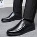 2025 New Autumn Breathable Business Dress Shoes Men's Genuine Leather One Step Stepping Middle Aged And Elderly Casual_vogvips.com