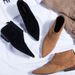 Women's Pointed Toe Flat Ankle Boots With Back Zipper - Soft Suede Casual Shoes For Autumn Winter (Black/Brown, Single-Lined/Fleece-Lined)_vogvips.com