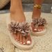 2025 Fashion Flower Decor Flip Flops Women Summer Beach Non Slip Platform Slippers Woman EVA Sole Lightweight Flat_vogvips.com