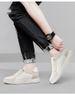 Men's Shoes Matte White Shoes Invisible Inner Height Increasing Shoes Men's Casual Shoes Board Shoes Men_vogvips.com