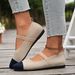 Foreign Large Fly-knit Single 2026 New Model Flat Casual Breathable Shallow Size 43 Cross-border Foreign Trade Women's_vogvips.com
