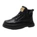European Warm Series Sailop Martin Men's Shoes 2025 Autumn Winter New High-top Workwear British Short Boots Mid-top Sneakers_vogvips.com