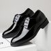 New dress leather shoes bright leather patent leather men business British style pointy wedding party performance leather men's shoes_vogvips.com