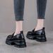 Top Layer Cowhide Loafers Spring And Autumn New Genuine Casual Women S Platform Thick Sole Single Versatile Small_vogvips.com