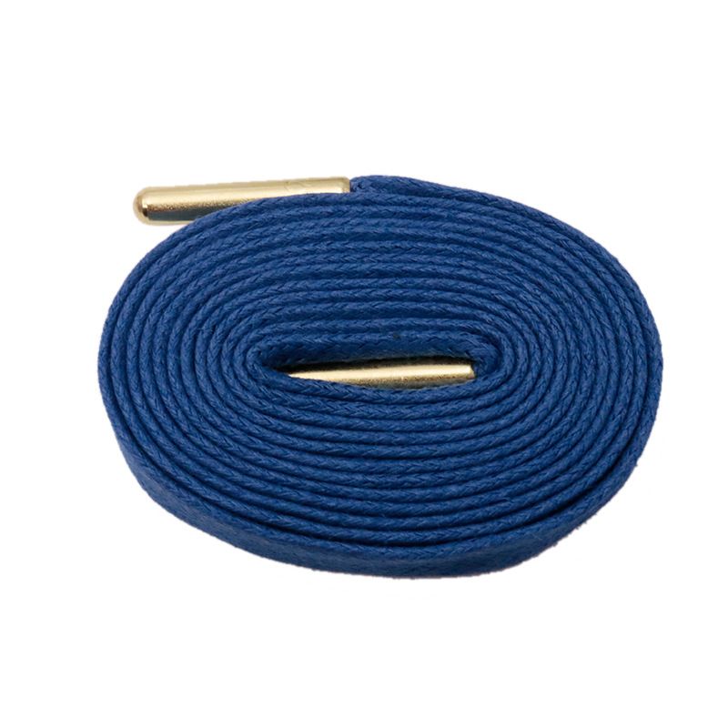 Shoelace Solid Color Polyester Flat Waxing With Metal Head Wax With Shoe Rope Black And White Hat Rope Waistband_vogvips.com