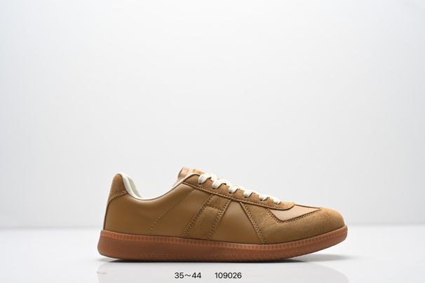 New German Training Shoes Couple Leather Casual Board Shoes Classic Gentleman German Training Flat Bottom Versatile Board Shoes_vogvips.com