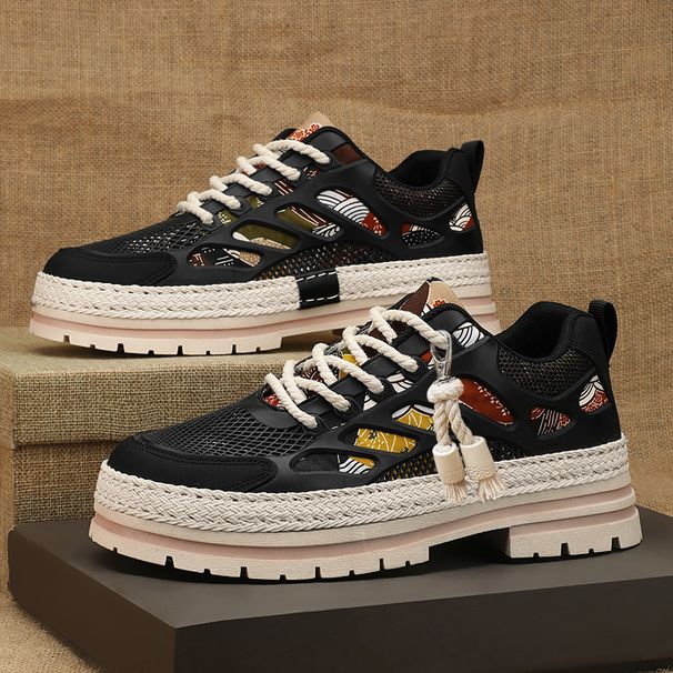 Low-top Martin Shoes, Workwear Shoes, Versatile Straw Sole, Casual Sneakers, Trendy Shoes, Four Seasons_vogvips.com