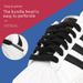 Universal Flat Shoelaces For Casual Sneakers & Shell Toe Shoes - Hollow Core Design, Durable & Stylish (Black & White)_vogvips.com