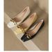 French-style Retro Square-toed Soft Leather Women's Shoes, 2025 New Model, Gentle Evening Breeze Cat 3cm Low Heel Mary_vogvips.com