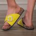 High-grade Soft Bottom Simple Stylish Flat Everything Temperament Comfortable Square Button Sandals_vogvips.com