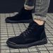 New Men's Casual Shoes, Trendy Martin Boots, New Style High Top Men's Shoes, Retro Outdoor Workwear Men's Boots_vogvips.com