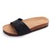 Bebealy Classic Women Sandals Unisex Women Clogs Shoes Casual Nonslip Beach Sandals Cork Footbed Slippers With Double Buckle_vogvips.com