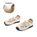 White Genuine Leather Insole Women's Shoes 2cm Height Increasing Bow Knot Mary Jane New Style Single Shoes For Women_vogvips.com