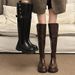Platform Over-the-Knee For Women 2025 Autumn Winter New Style Two-Way Versatile Soft Leather Chunky Heel Riding Long_vogvips.com