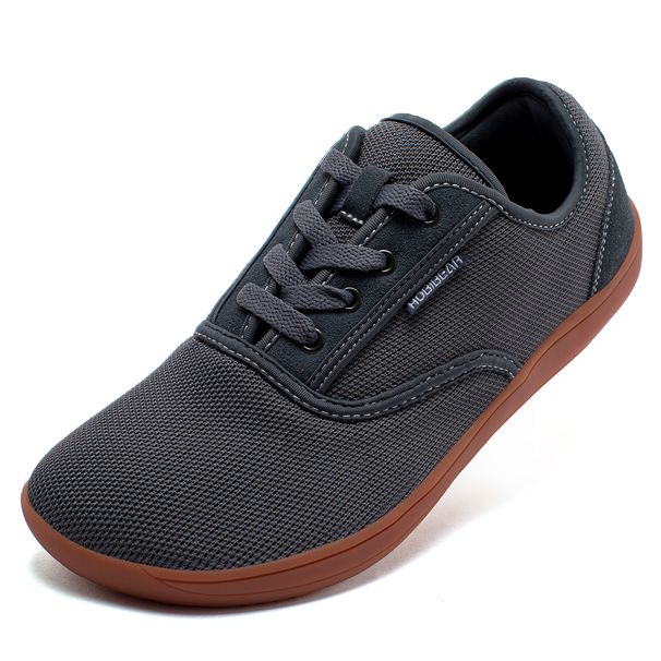 HOBIBEAR Wide-Toe-Box Barefoot For Men Minimalist Breathable Comfortable Trail Walking Shoes_vogvips.com