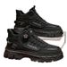 Men's Autumn High-Top Casual Sports Shoes With Thick Soles For Height Increase, Slip Resistance, Outdoor Workwear-Style_vogvips.com