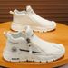 Men's Shoes Fall High Ankle Safety Shoes Men's Casual Sports Anti-Slip Wear-Resistant Work Shoes Short Boots Casual Mart_vogvips.com