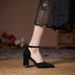 Big Size Hollow High Heels For Women Plus Fat Feet Single Shoes_vogvips.com