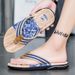 Japanese Wood Grain Flip Flops For Men In Summer Wear Anti-slip Trend Printed Soft Bottom Clip Foot Stroke Beach Sand Sand_vogvips.com