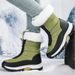Women's Shoes Autumn And Winter Plus Velvet Thick Waterproof Non Slip Thick Sole Northeast Cotton Warm Casual Snow Boots_vogvips.com