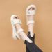 Sports Sandals Women Step On Shit Flat-bottomed Velcro Pregnant Women Soft-soled Non-slip Roman Beach Shoes_vogvips.com