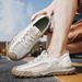 New Outdoor Casual Shoes Heightening Shoes Women's Air Cushion Hiking Shoes Hiking Shoes_vogvips.com