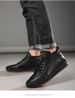 Invisible Mid-top Heightening Shoes Men's Breathable British Style Soft Sole Inner Heightening Men's Shoes Sports And Leisure Board Shoes_vogvips.com