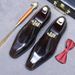 Business Dress Men's Office Suits Leather Shoes_vogvips.com
