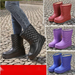Waterproof And Fleece Women's Warm EVA Rain Boots For Laundry, Car Washing, Kitchen Hygiene Shoes, Work, Anti Freezing,_vogvips.com