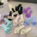 Women’s Shoes Hot Selling Small Fragrance Style Camellia Jelly Sandals Summer Candy Color Beach Flip Flops Shoes_vogvips.com