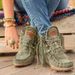Women's plus Size Tassel Ankle Boots Winter Western Cowboy Style Design Available_vogvips.com
