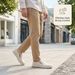 Spring White Shoes Leather Breathable Men's Doudou Shoes Casual Soft Leather One-pedal Lazy Shoes Men's Shoes_vogvips.com