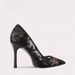 European And American Exy Women' Hoe, Tiletto High-heeled Hallow Pointed Toe 2026 New Meh Hollow Lace Ingle_vogvips.com